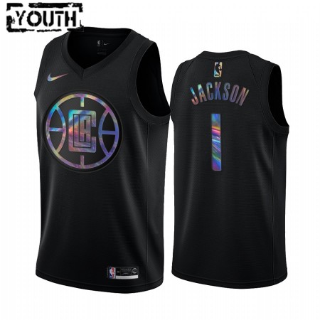 Dres Los Angeles Clippers Reggie Jackson 1 Iridescent HWC Collection Swingman - Dječji
